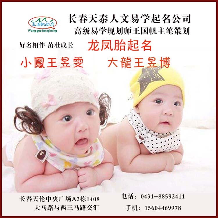 雙胞胎女寶寶起名案例